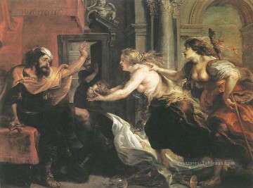 Tereus Confronté à la tête de son fils Ityle Baroque Peter Paul Rubens Peinture à l'huile
